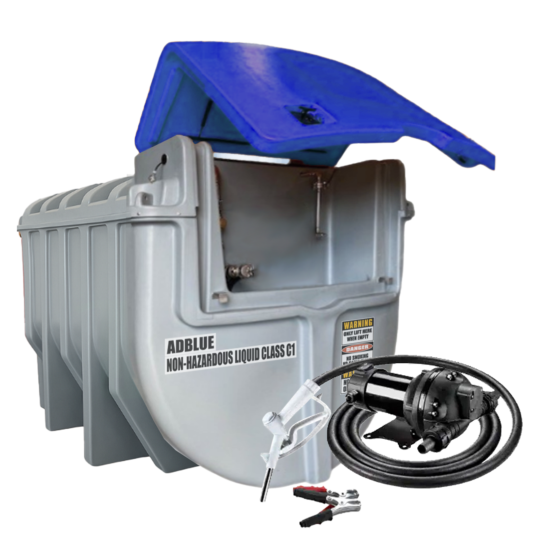SureFill 10,000L Bunded Polyethylene AdBlue Tank with 12V Pump Kit