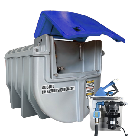 SureFill 10,000L Bunded Polyethylene AdBlue Tank with 240V Pump Kit