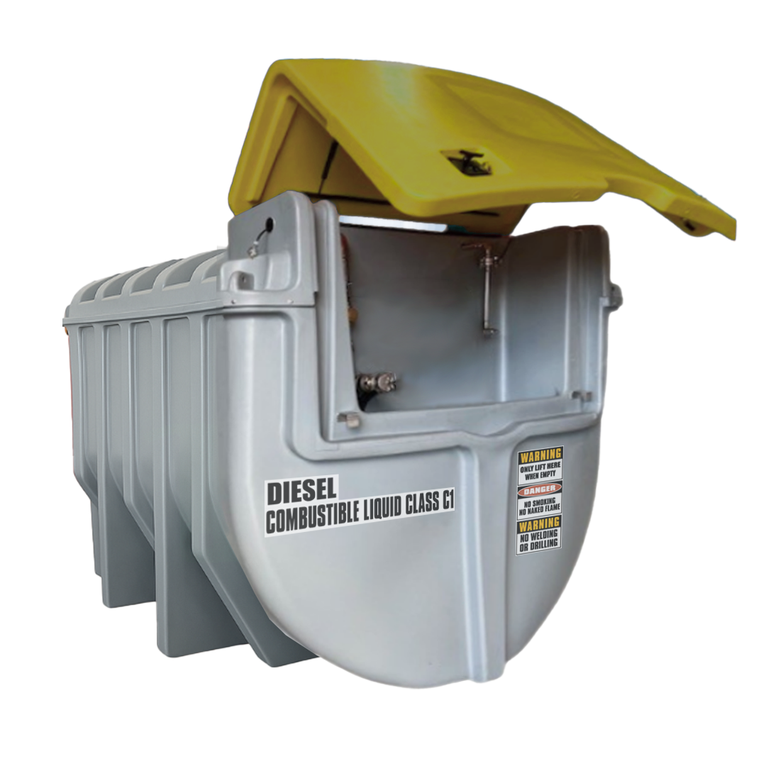 SureFill 10,000L Bunded Polyethylene Diesel Tank Only