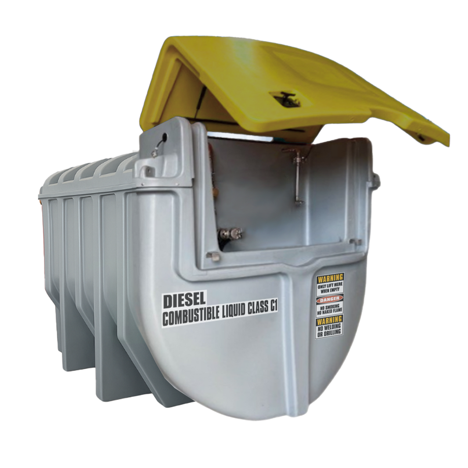 SureFill 10,000L Bunded Polyethylene Diesel Tank Only
