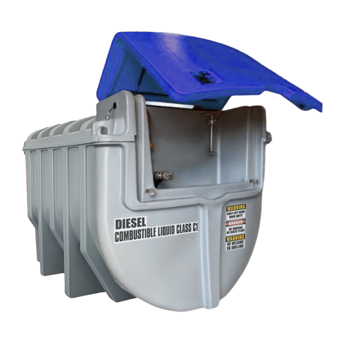 SureFill 10,000L Bunded Polyethylene Diesel Tank