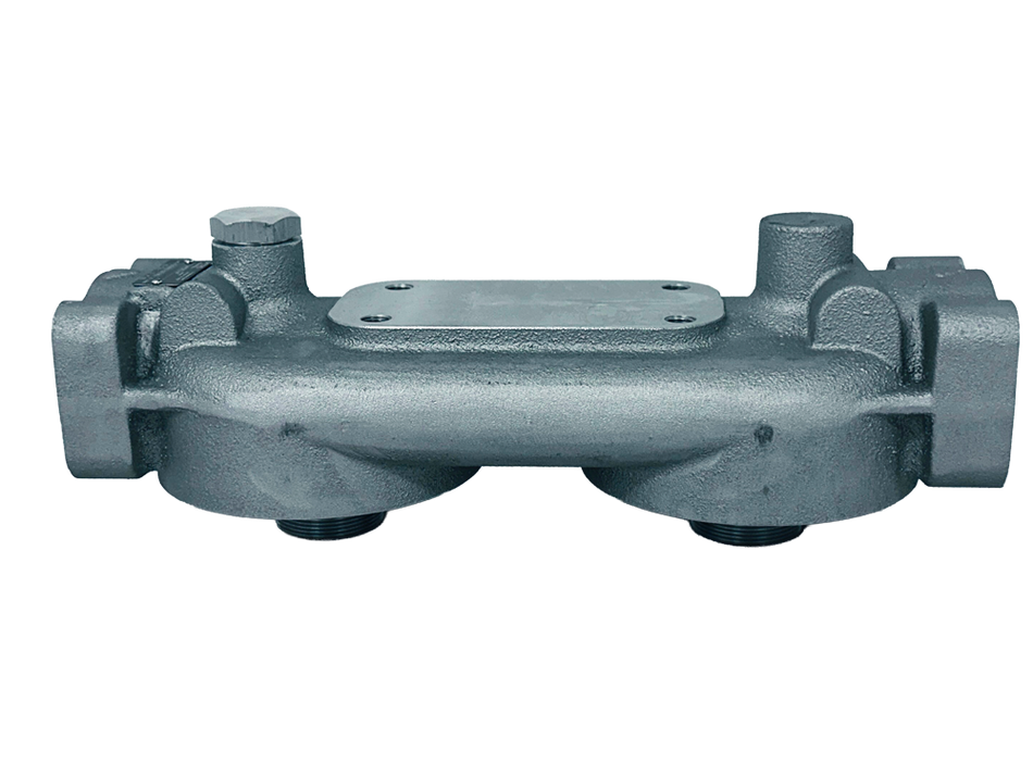 Dual Filter Head for Particulate and Water Captor filter - 1.5" BSP