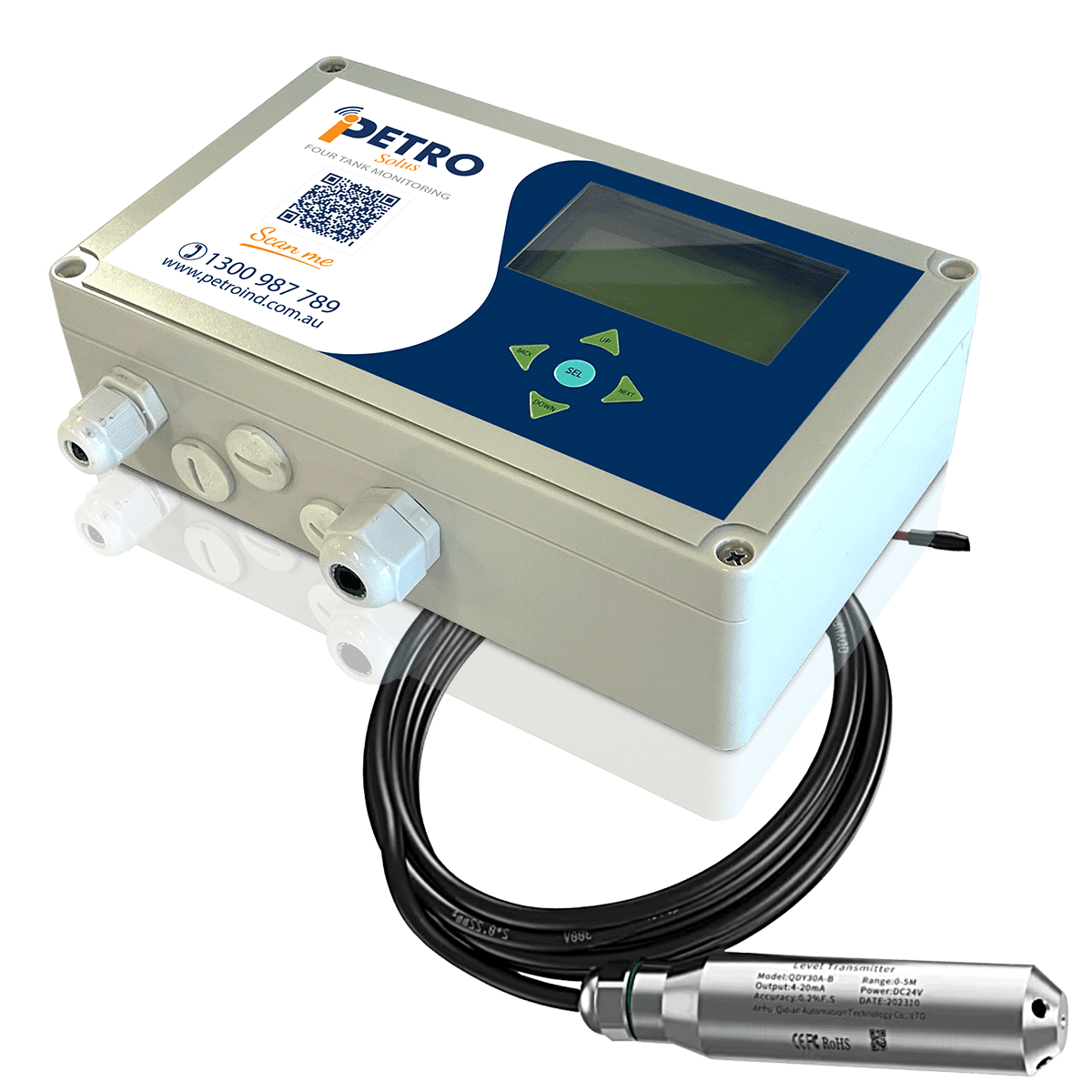 iPETRO Solus Automatic Tank Gauge (ATG) c/w one level probe